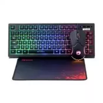 Marvo Loot 30 CM310 EN set con tappetino per mouse, nero