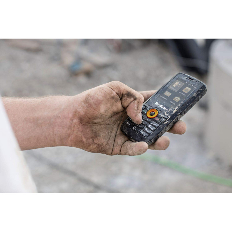 RugGear RG150 cellulare robusto a tasti, Dual SIM, nero