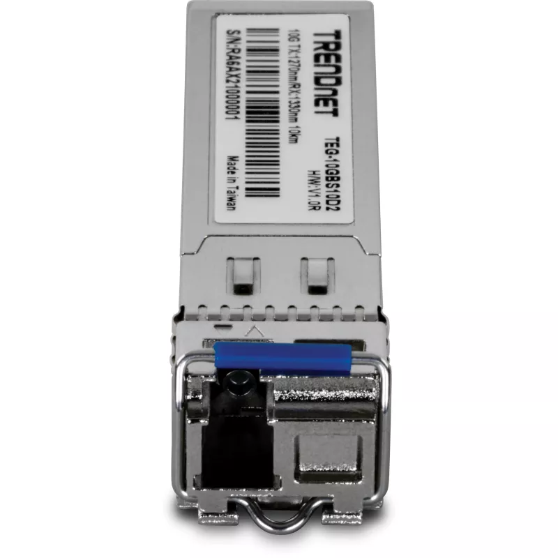 TRENDnet TEG-10GBS10D2 modulo transceiver SFP+, 10G, monomodale, doppia lunghezza d'onda, LC, 10 km