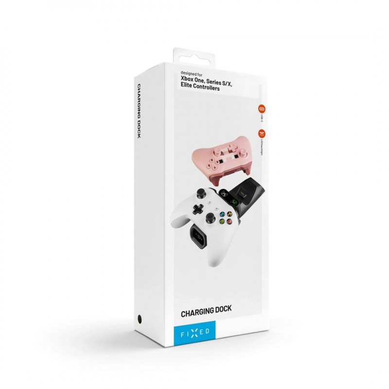Fixed FIXXB-DCC-WH docking station per controller Xbox Series X/S, bianca