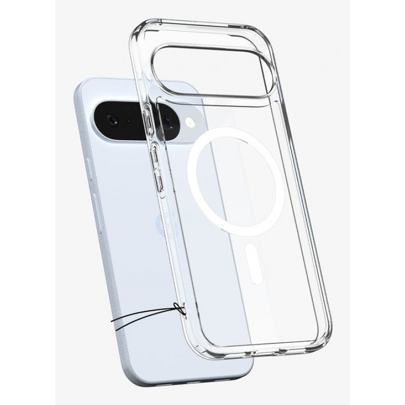Spigen Ultra Hybrid MagSafe custodia per Google Pixel 10 Pro / Pixel 10, bianca trasparente