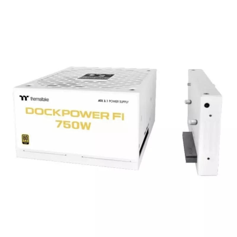 Thermaltake Dockpower FI 750W alimentatore per PC, 80 PLUS Gold, modulare, bianco