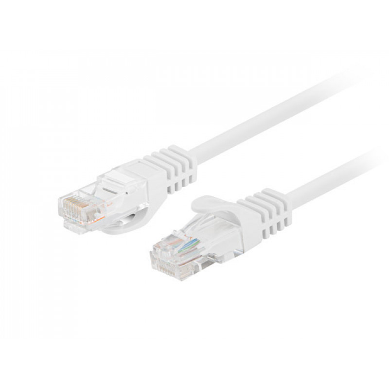 Lanberg PCU5-20CC-0050-W cavo patch CAT.5E UTP, 0,5 m, bianco (10 pz.)