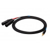 SSQ MIXLR1 SS-1816 cavo audio, jack stereo 3,5 mm – 2x XLR, 1 m, nero