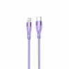 Tellur cavo in silicone da Type-C a Lightning, PD 30 W, 1 m, viola