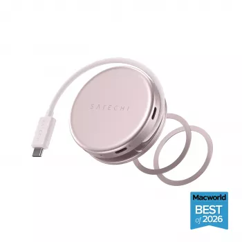 Satechi OntheGo ST-POTG5P adattatore multiporta 5 in 1, Blush