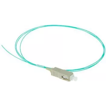 ACT RL8695 cavo in fibra ottica SC pigtail, 1 m, OM3, LSZH, aqua