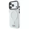 BMW M IML Frosted Metal Logo & Trims custodia con MagSafe per iPhone 18 Pro / 17 Pro, trasparente