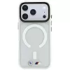 BMW M IML Frosted Metal Logo & Trims custodia con MagSafe per iPhone 18 Pro / 17 Pro, trasparente