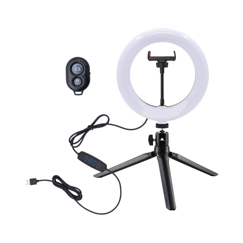 White Shark RL-08 MOONLIGHT-2 luce ad anello LED, 21 cm