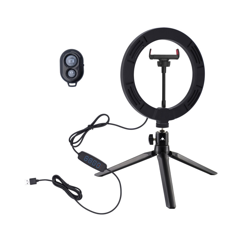 White Shark RL-08 MOONLIGHT-2 luce ad anello LED, 21 cm