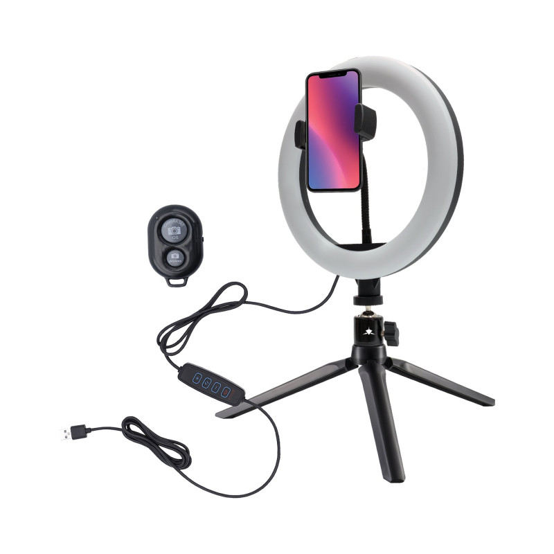 White Shark RL-08 MOONLIGHT-2 luce ad anello LED, 21 cm