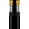 Wentronic 70661 cavo di collegamento antenna, F, 135 dB, schermato 4x, 1 m