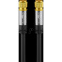 Wentronic 70661 cavo di collegamento antenna, F, 135 dB, schermato 4x, 1 m