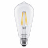 Osram SMART+ MATTER Dimmable Classic Edison 60 827 E27 lampadina smart, 6 W, bianco caldo, Wi-Fi