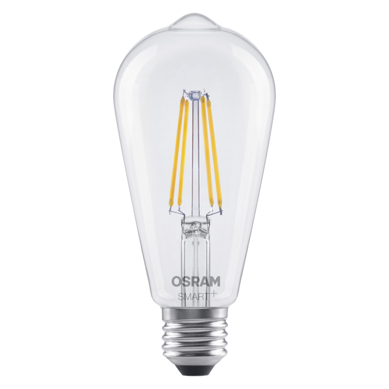 Osram SMART+ MATTER Dimmable Classic Edison 60 827 E27 lampadina smart, 6 W, bianco caldo, Wi-Fi