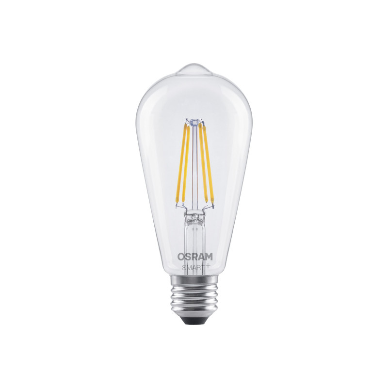 Osram SMART+ MATTER Dimmable Classic Edison 60 827 E27 lampadina smart, 6 W, bianco caldo, Wi-Fi