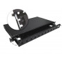 Alantec FOP-1U-12SCD-C-P patch panel in fibra ottica telescopico, 12x SC duplex / 12x LC quad, 19", 1U