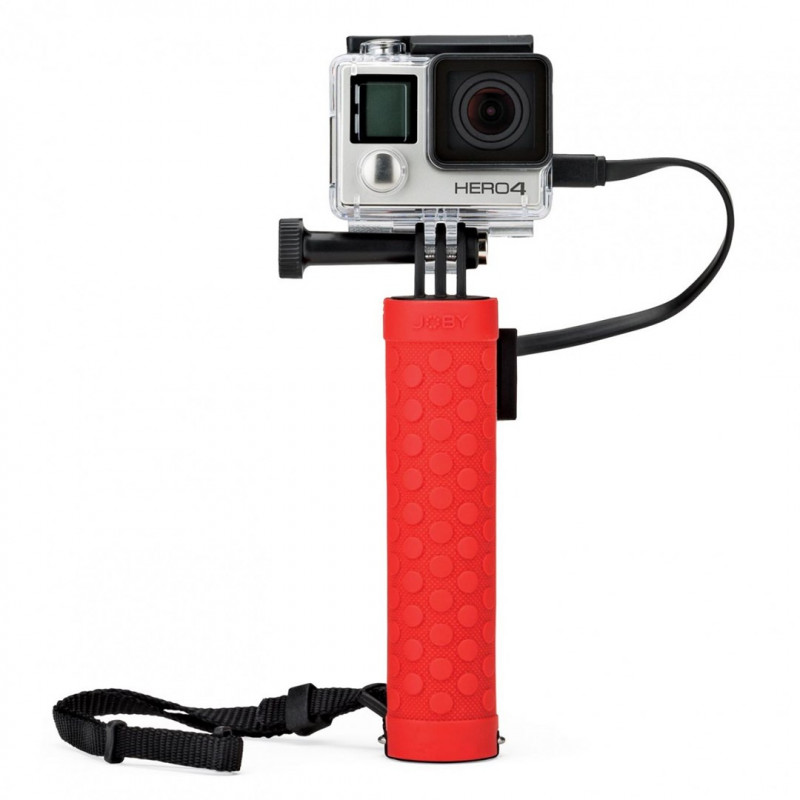 Joby JB01386 impugnatura portabatterie per fotocamera digitale, rossa