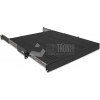 Wirewin SHELF PO 600 BL ripiano estraibile da 19 pollici 1U, fino a 35 kg, nero