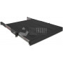 Wirewin SHELF PO 600 BL ripiano estraibile da 19 pollici 1U, fino a 35 kg, nero