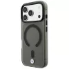 BMW BMW001310 custodia per iPhone 18 Pro / 17 Pro, M IML Frosted Metal Logo & Trims, MagSafe, nera