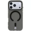 BMW BMW001310 custodia per iPhone 18 Pro / 17 Pro, M IML Frosted Metal Logo & Trims, MagSafe, nera