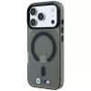 BMW BMW001323 custodia per iPhone 18 Pro Max / 17 Pro Max, M IML Glossy Metal Logo & Trims, MagSafe, nera