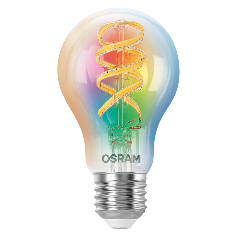 Osram SMART+ MATTER Filament Multicolor Classic A40 lampadina smart, E27, 4,8 W, RGBW, Wi-Fi