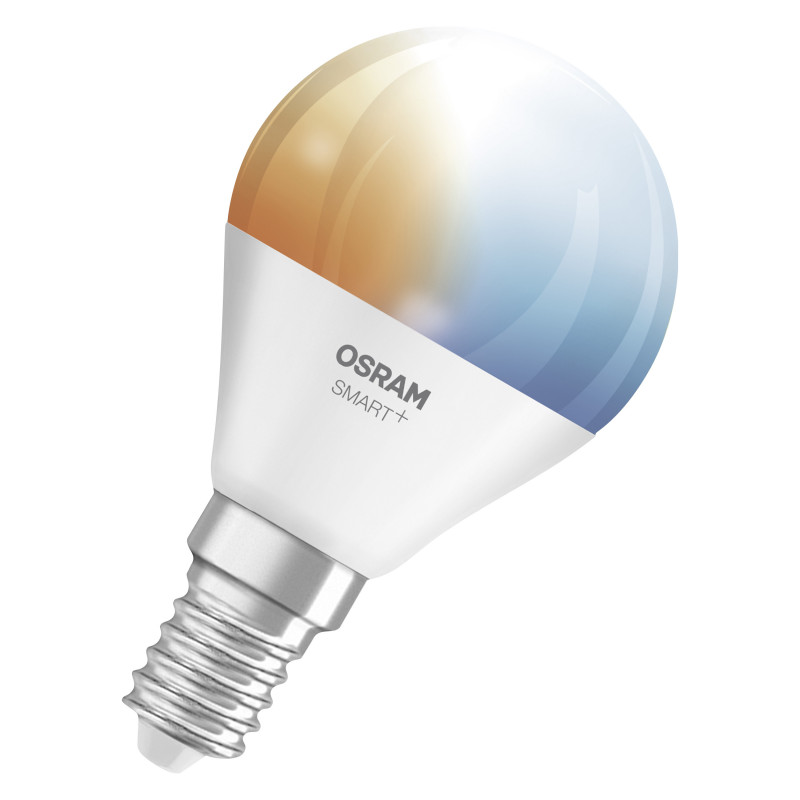 Osram SMART+ MATTER Tunable White Classic P40 lampadina smart, E14, 4,9 W, bianco regolabile, Wi-Fi