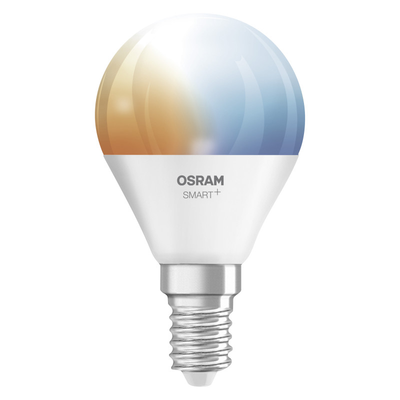 Osram SMART+ MATTER Tunable White Classic P40 lampadina smart, E14, 4,9 W, bianco regolabile, Wi-Fi