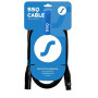 SSQ DMX1 SS-1838 cavo XLR maschio - XLR femmina, 1 m, nero