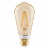 Osram SMART+ MATTER Filament Dimmable Classic Edison 53 824 lampadina intelligente, oro, E27, 6 W, bianco caldo, Wi-Fi