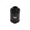 Thermaltake Pacific SF raccordo di prolunga maschio-maschio CL-W391-CU00MK-A, 30 mm, nero opaco, DIY LCS