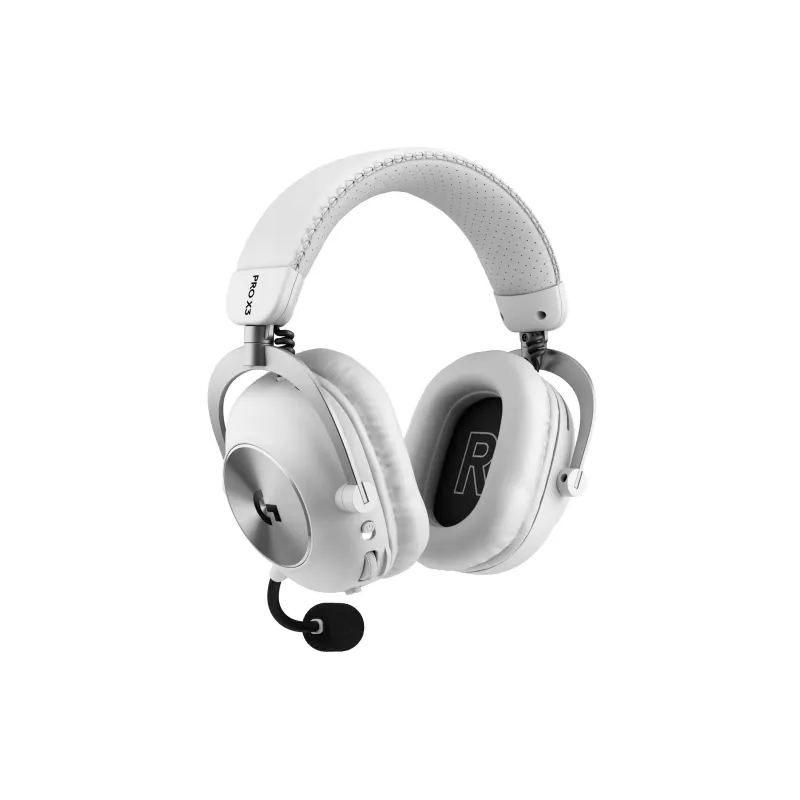 Logitech G Pro X3 Lightspeed cuffie, bianche (981-001748)
