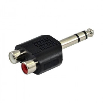 SSQ HA7 adattatore, 2 x RCA femmina – jack stereo da 6,3 mm