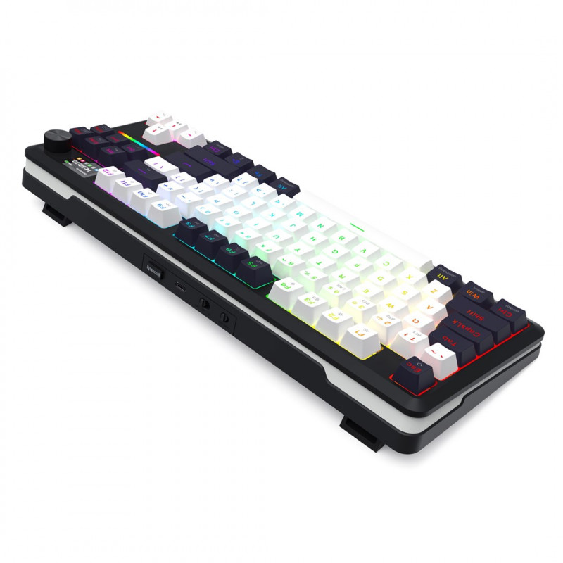 Redragon Wildslash LCD Pro K746WB-RGB-PRO tastiera da gioco