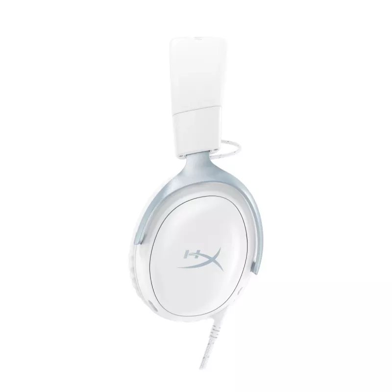 Cuffie gaming HyperX Cloud III, bianco-blu, DF7F1AA