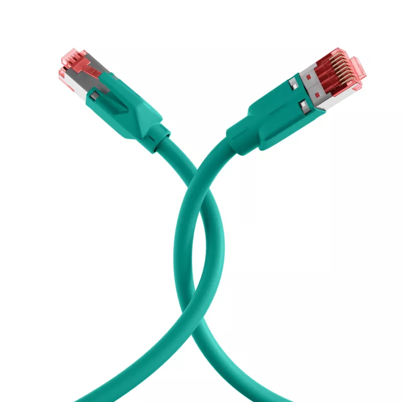 EFB Elektronik K8053.40 cavo patch RJ45 Cat.6A S/FTP LSZH, 40 m, verde