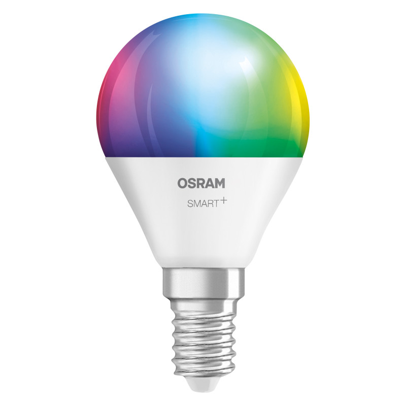 Osram SMART+ MATTER Multicolor Classic P40 lampadina smart, E14, 4,9 W, RGBW, Wi-Fi