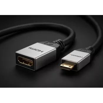 celexon adattatore Mini HDMI M/F con Ethernet, 2.0a/b, 4K, Professional