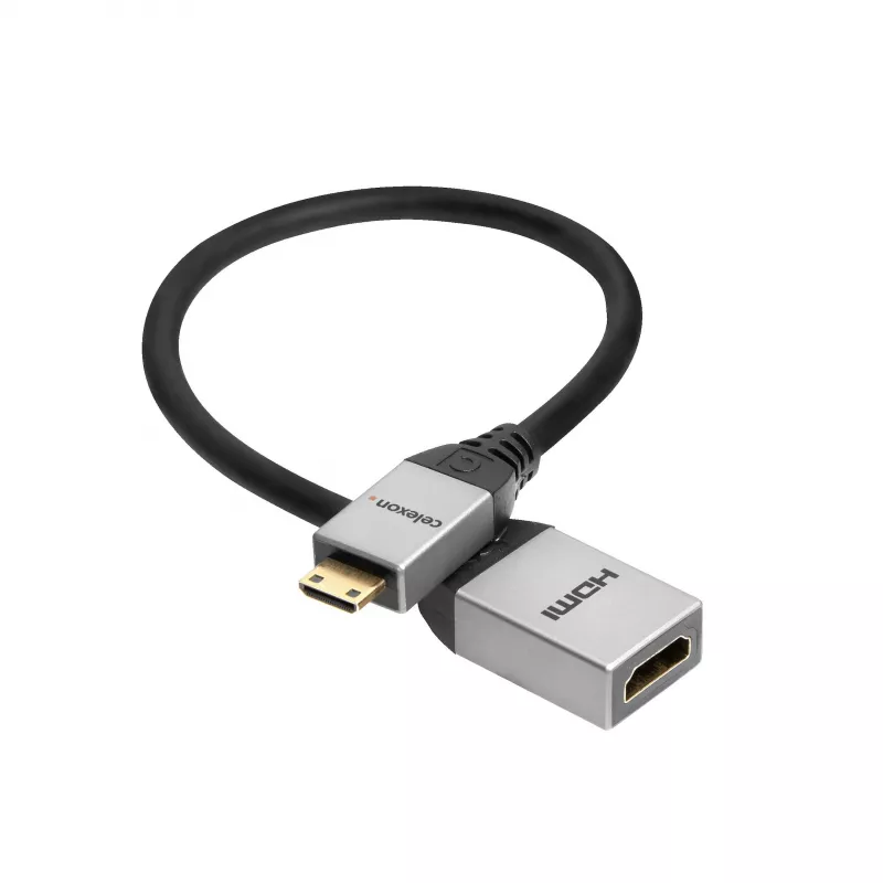 celexon adattatore Mini HDMI M/F con Ethernet, 2.0a/b, 4K, Professional