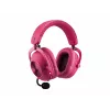 Logitech G PRO X3 LIGHTSPEED cuffie gaming wireless, 2,4 GHz, magenta