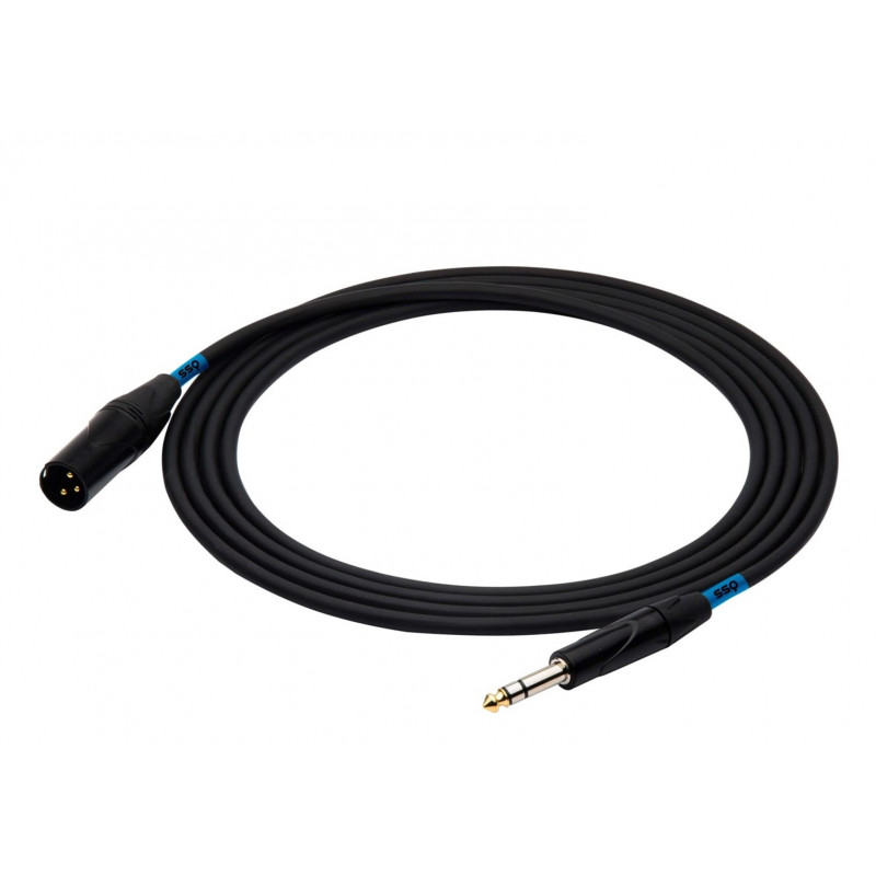 SSQ JSXM5 SS-1464 cavo Jack stereo – XLR 3 poli maschio, 5 m, nero