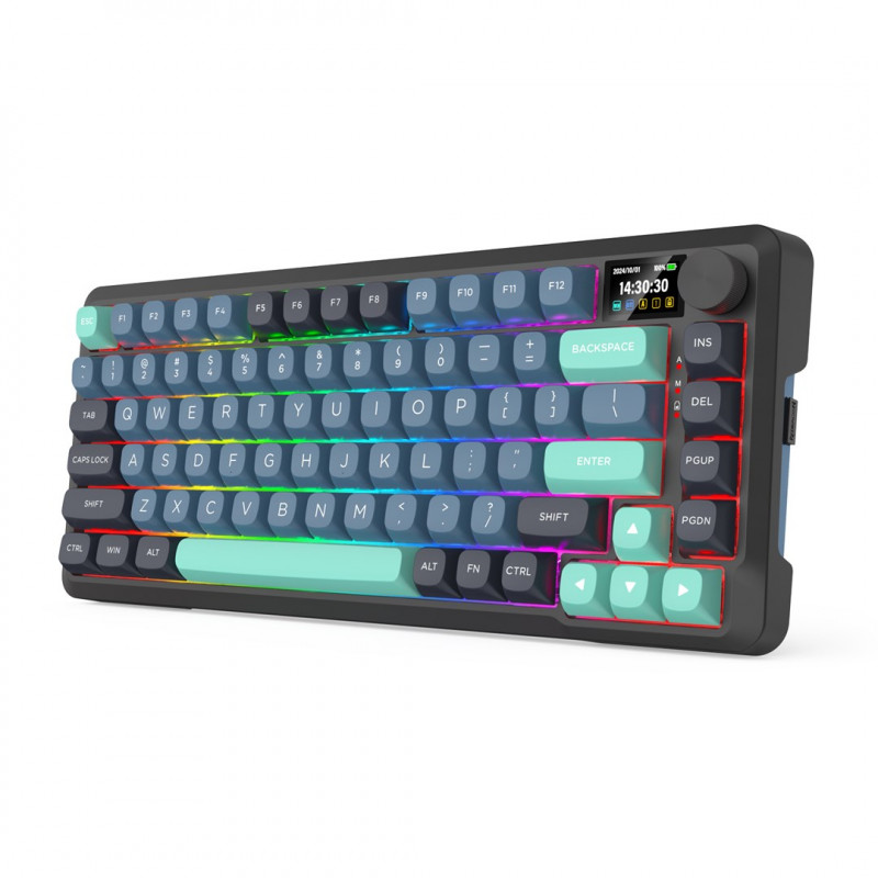 Redragon K724GBG-RGB-PRO Behemoth tastiera da gaming, 75%, RGB
