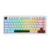 ONIKUMA MT501 tastiera da gaming, 75%, bianca