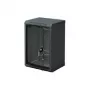 Triton RBA-09-AS3-BAX-C1 armadio a muro da 10 pollici, monoblocco, 9U, 300 mm, porta in vetro, nero RAL 9005
