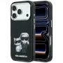 Custodia Karl Lagerfeld KF003184 Smooth Karl & Choupette Bodies Sketch MagSafe per iPhone 18 Pro Max / 17 Pro Max, nera