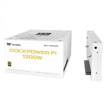 Thermaltake TT Dockpower FI 1200W Snow alimentatore, 1200 W, 80 PLUS Gold, modulare, bianco