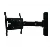B-Tech BT7514/PB supporto a parete per schermi piatti con braccio singolo (VESA 200), nero piano
